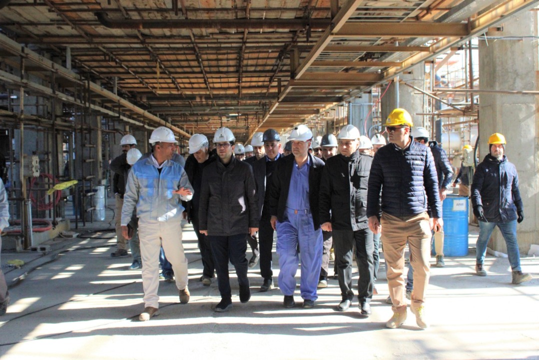 بازدید معاون وزیر نفت از پروژه‌های CCR و پست برق شهری پالایشگاه تهران